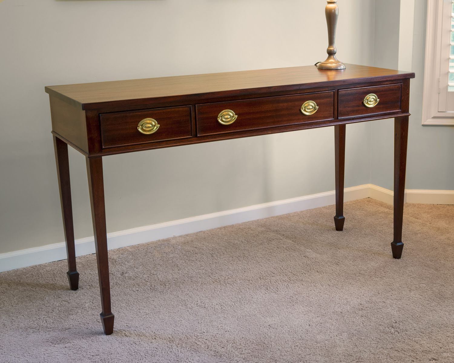 Custom Georgian mahogany server