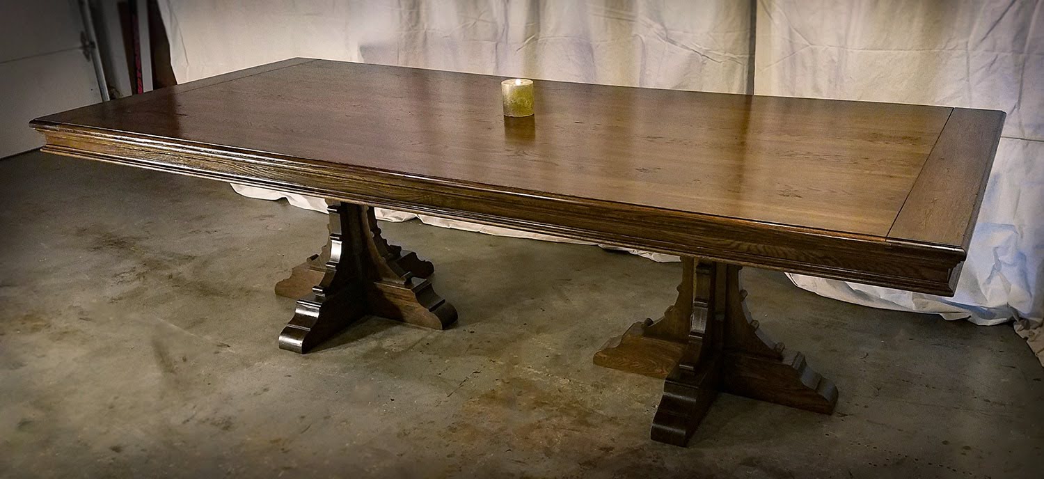 Medieval castle dining table (oak)