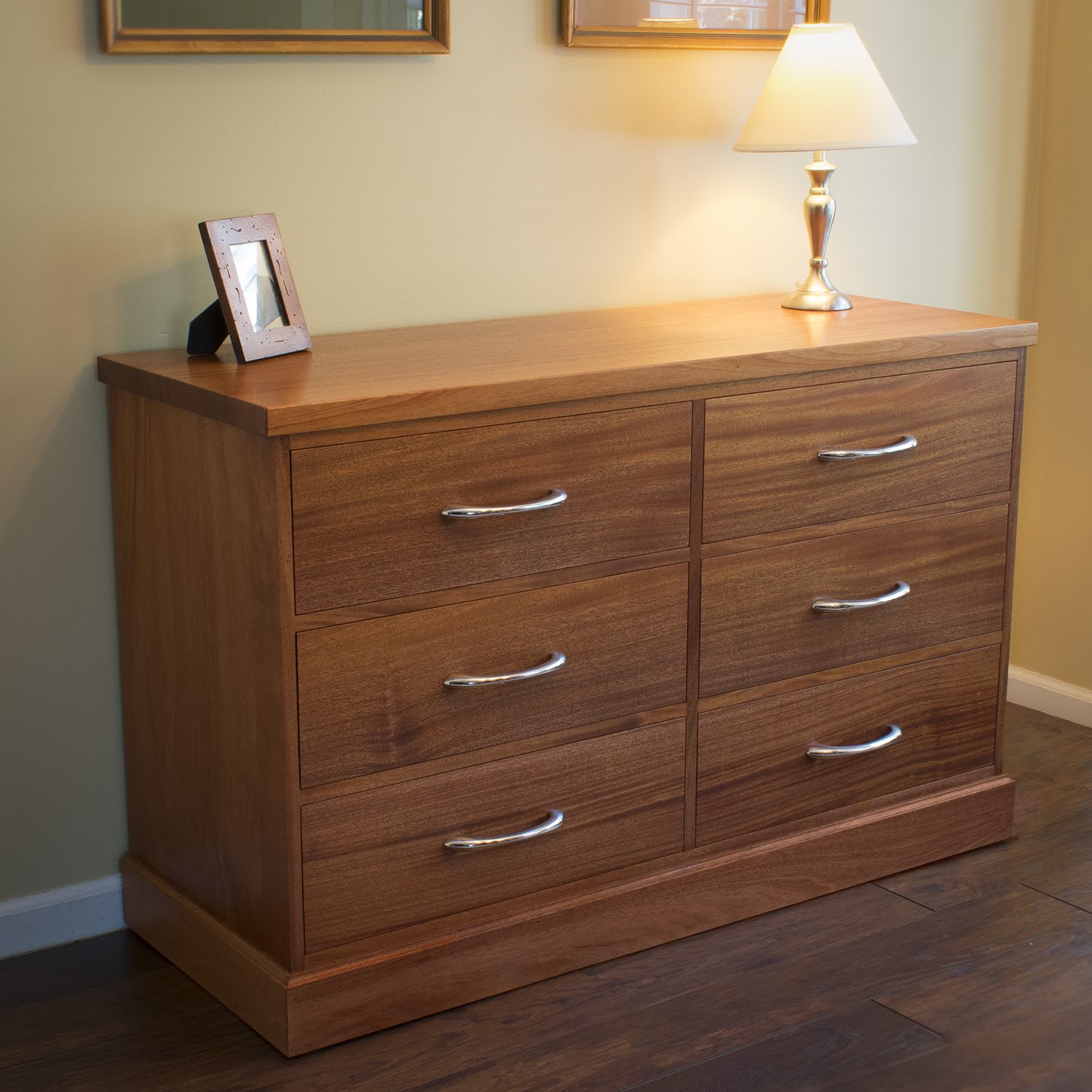 Custom solid mahogany dresser